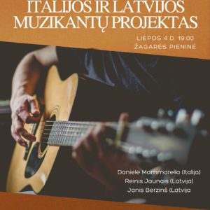 ITALIJOS IR LATVIJOS MUZIKANTŲ PROJEKTAS