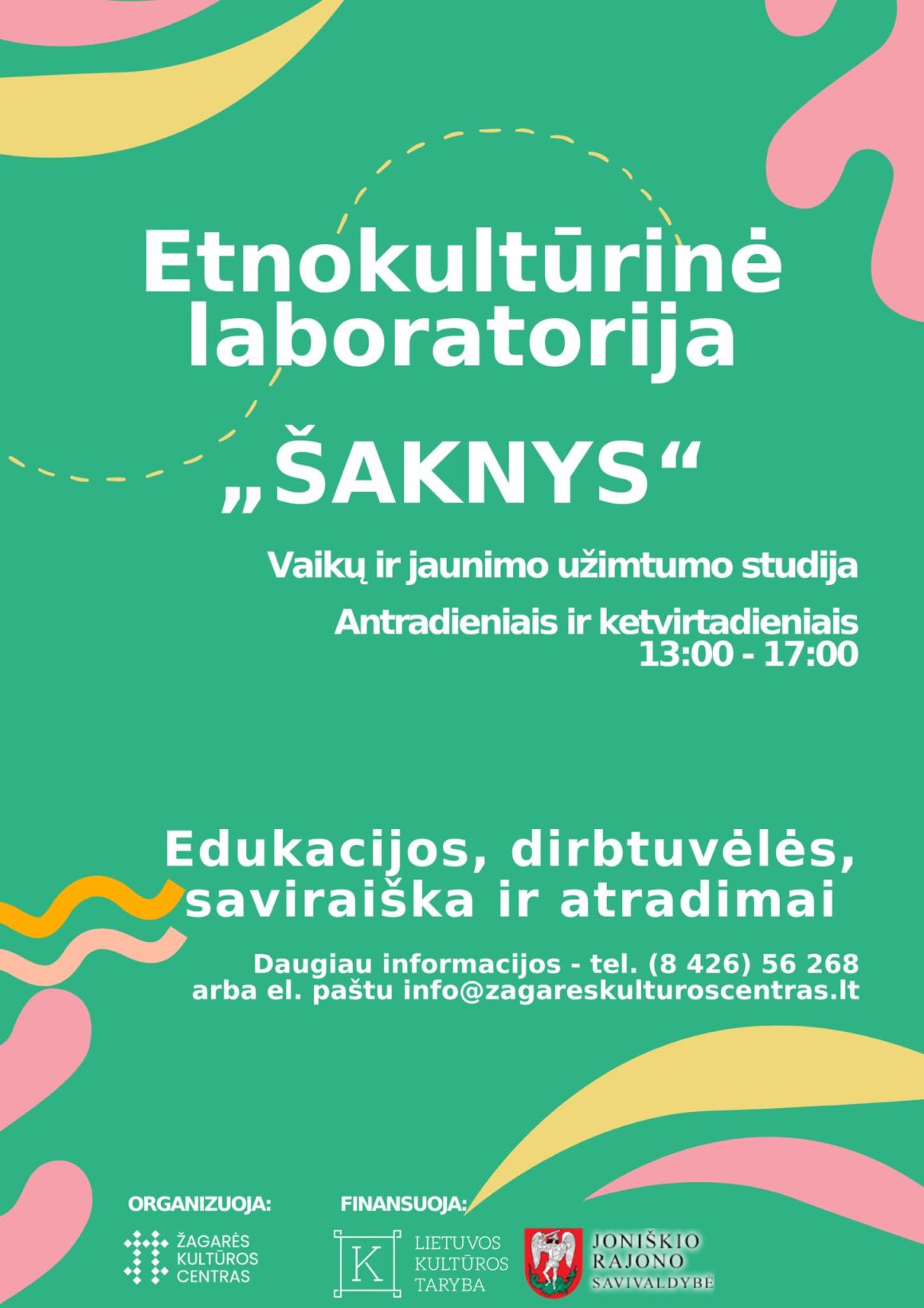 ETNOKULTŪRINĖ LABORATORIJA „ŠAKNYS“/VAIKŲ IR JAUNIMO UŽIMTUMO STUDIJA