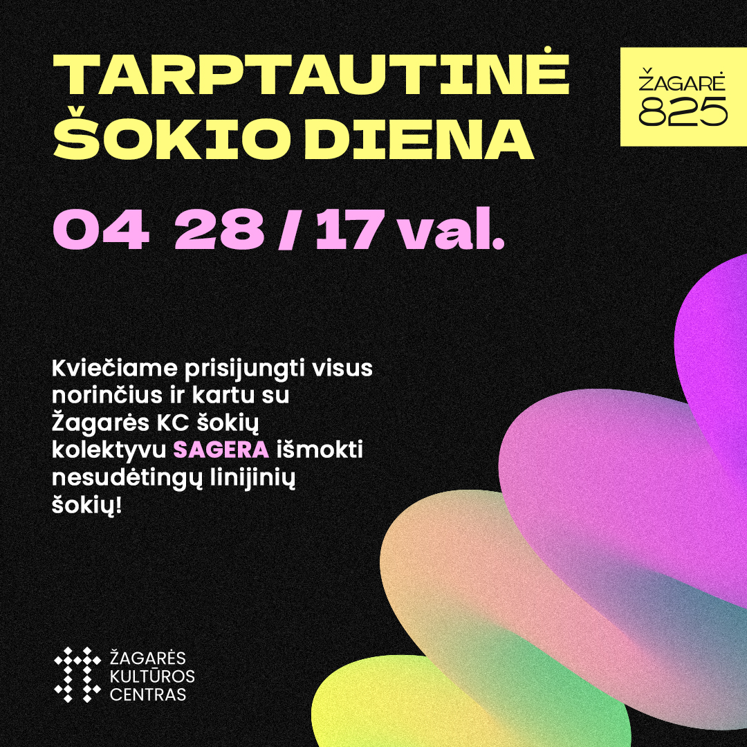 TARPTAUTINĖ ŠOKIO DIENA / SAGERA