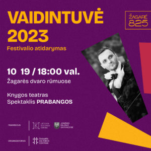 PRABANGOS / KNYGOS TEATRAS (VAIDINTUVĖ 2023)