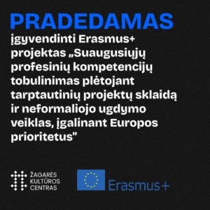 PRADEDAMAS ĮGYVENDINTI ERASMUS+ PROGRAMOS PROJEKTAS