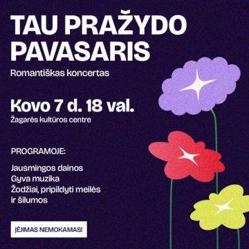 TAU PRAŽYDO PAVASARIS / ROMANTIŠKAS KONCERTAS