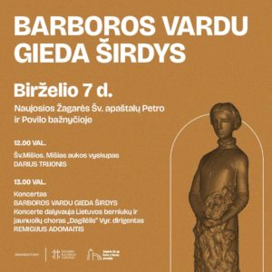 BARBOROS VARDU GIEDA ŠIRDYS