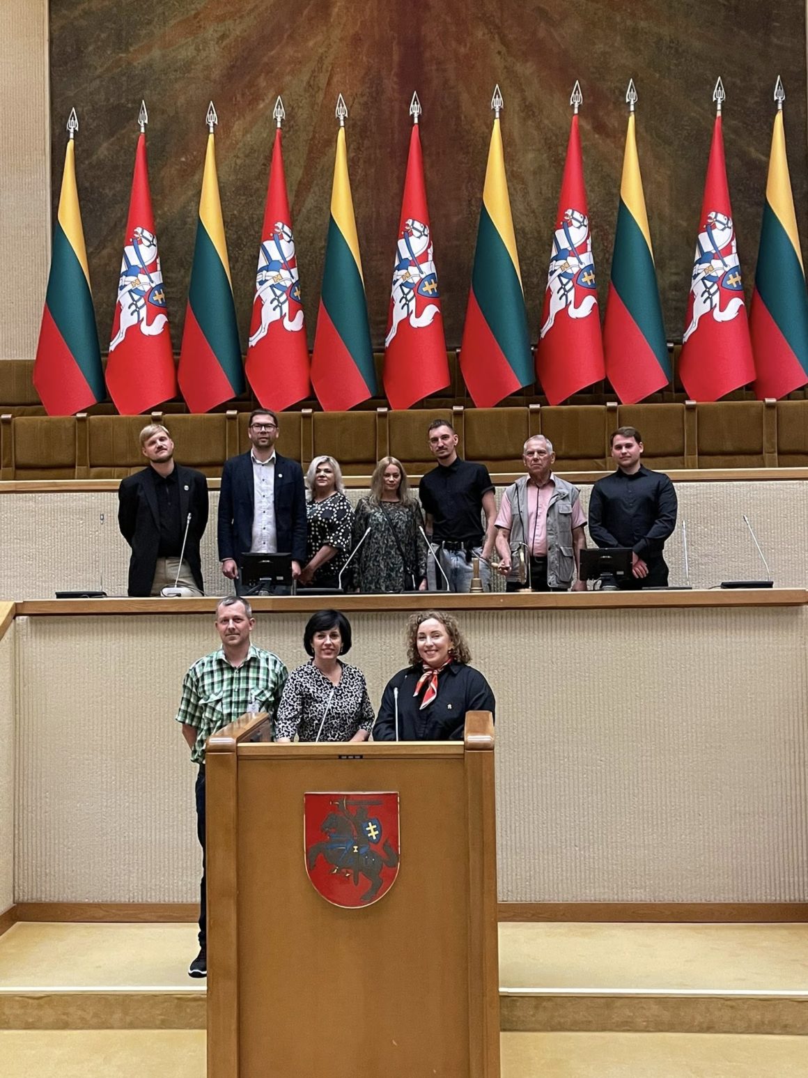 ŽAGARĖS KULTŪROS CENTRO KOMANDOS IŠVYKA Į LR SEIMĄ