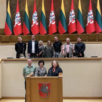 ŽAGARĖS KULTŪROS CENTRO KOMANDOS IŠVYKA Į LR SEIMĄ