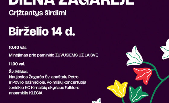 GEDULO IR VILTIES DIENA ŽAGARĖJE