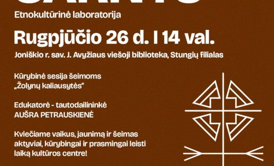 ŽOLYNŲ KALIAUSYTĖS / AUŠRA PETRAUSKIENĖ / ŠAKNYS 2025