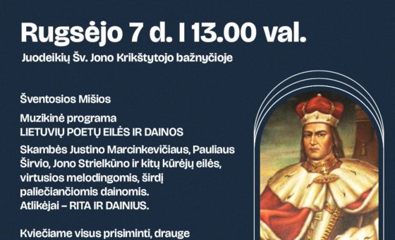 VYTAUTO DIDŽIOJO KARŪNAVIMO DIENA JUODEIKIUOSE