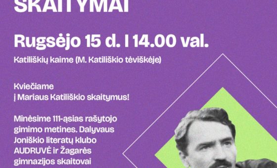 MARIAUS KATILIŠKIO SKAITYMAI