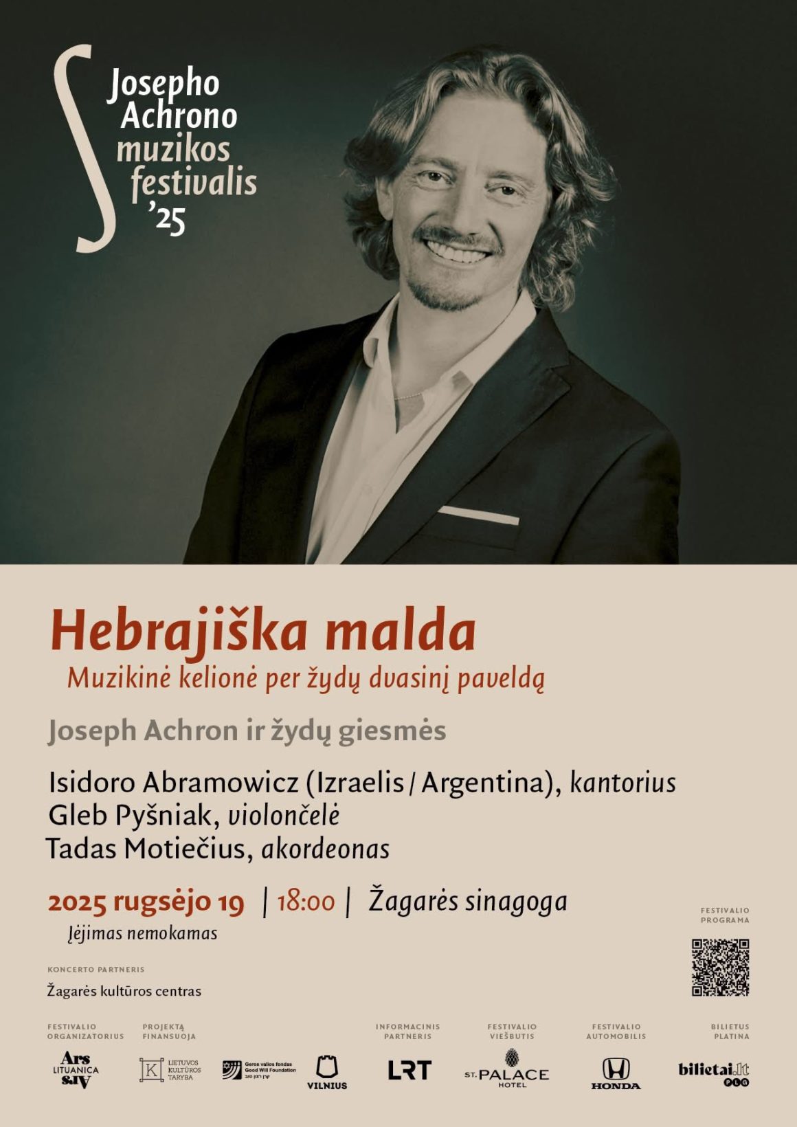 HEBRAJIŠKA MALDA / JOSEPHO ACHRONO MUZIKOS FESTIVALIS 2025