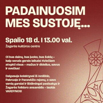 PADAINUOSIM MES SUSTOJĘ / 2025