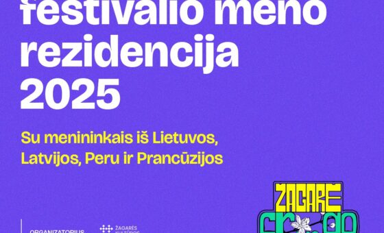ŽAGARĖS FRINGE FESTIVALIO MENO REZIDENCIJA 2025