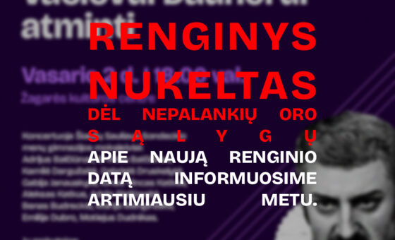 VAKARAS VACLOVUI DAUNORUI ATMINTI