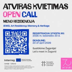 JEWEL ART RESIDENCY: MEMORY & HERITAGE / ŽAGARĖS ŽYDŲ PAVELDO MENO REZIDENCIJA – ATVIRAS KVIETIMAS (OPEN CALL)