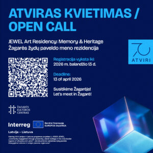 JEWEL ART RESIDENCY: MEMORY & HERITAGE / ŽAGARĖS ŽYDŲ PAVELDO MENO REZIDENCIJA – ATVIRAS KVIETIMAS (OPEN CALL)