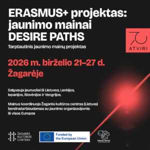 666192323_1402865785215410_5187189217647199699_n „ERASMUS+“ PROJEKTAS: JAUNIMO MAINAI „DESIRE PATHS“