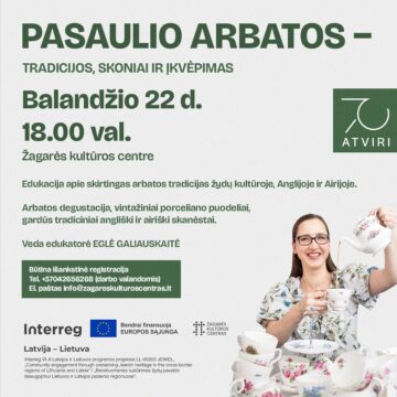 JEWEL / PASAULIO ARBATOS – TRADICIJOS, SKONIAI IR ĮKVĖPIMAS