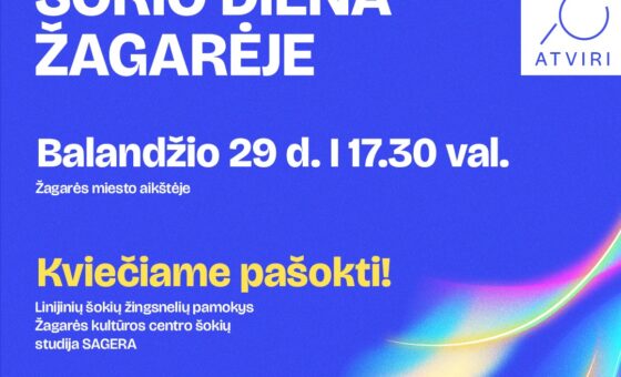 TARPTAUTINĖ ŠOKIO DIENA ŽAGARĖJE