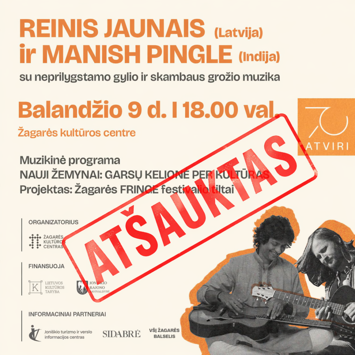 (RENGINYS ATŠAUKTAS) REINIS JAUNAIS (Latvija) & MANISH PINGLE (Indija)