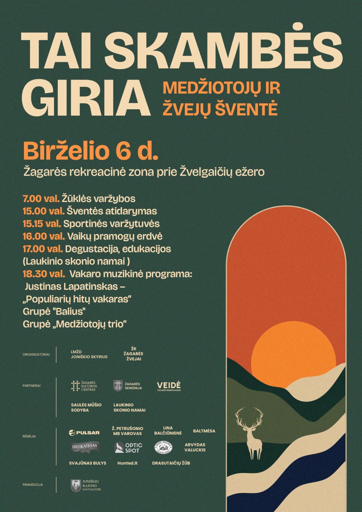 707891714_1446389550863033_8096599162441645296_n „TAI SKAMBĖS GIRIA“ / MEDŽIOTOJŲ IR ŽVEJŲ ŠVENTĖ