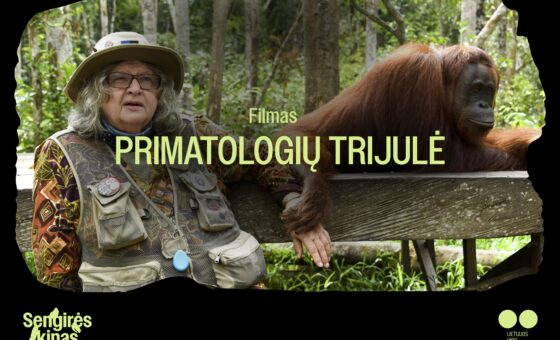A3 (horizontalus)-1 „SENGIRĖS KINAS” ŽAGARĖS KULTŪROS CENTRE: „PRIMATOLOGIŲ TRIJULĖ”