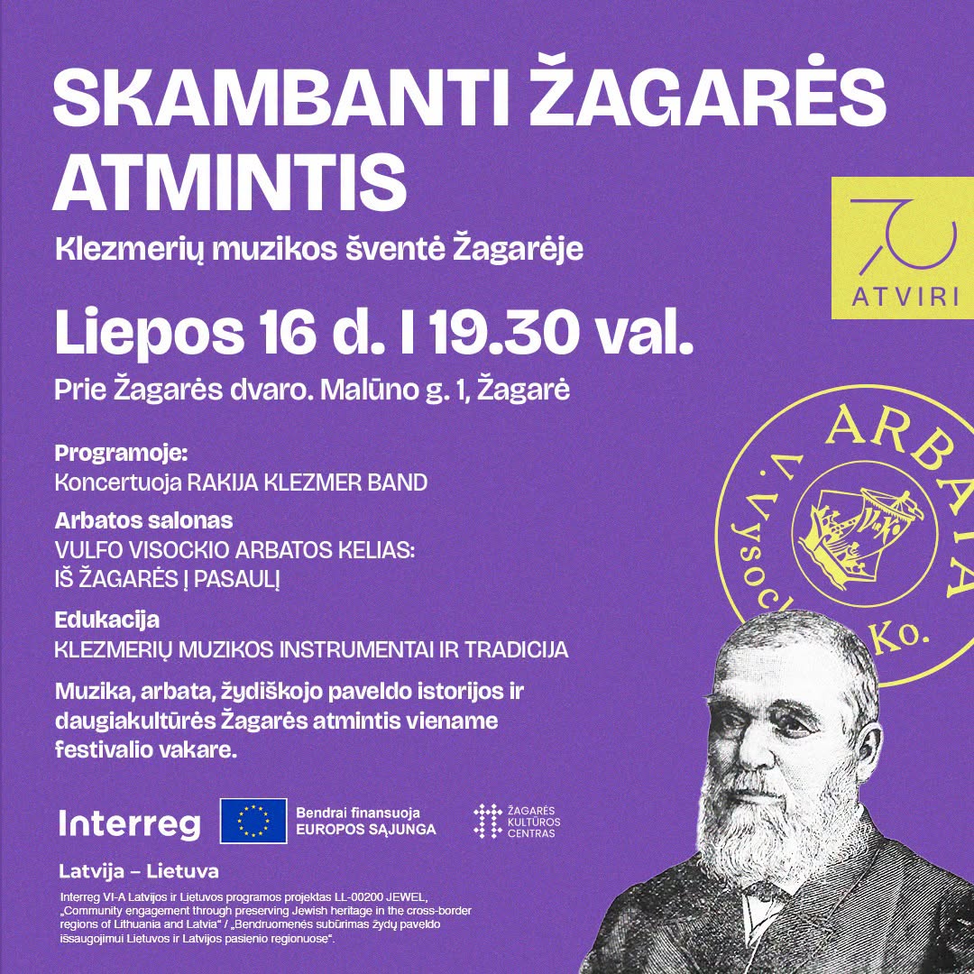725742887_2206164433496216_7946613316426217979_n „SKAMBANTI ŽAGARĖS ATMINTIS“ / KLEZMERIŲ MUZIKOS ŠVENTĖ