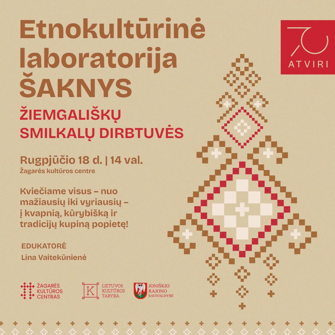 763907626_1594015292068508_6933683906858607117_n ŽIEMGALIŠKŲ SMILKALŲ DIRBTUVĖS / ŠAKNYS 2026
