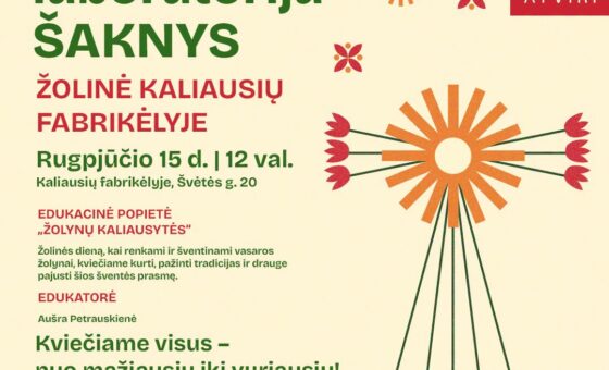 ŽOLINĖ KALIAUSIŲ FABRIKĖLYJE / ŠAKNYS 2026