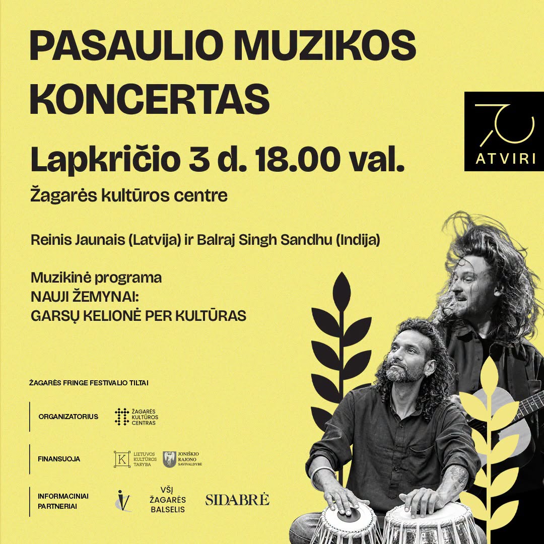 862751593_1570811391740288_8570592591692108416_n PASAULIO MUZIKOS KONCERTAS / REINIS JAUNAIS & BALRAJ SINGH SANDHU